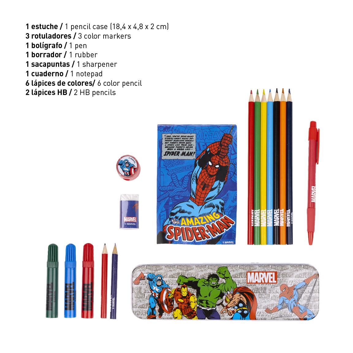 Set coloreable marvel
