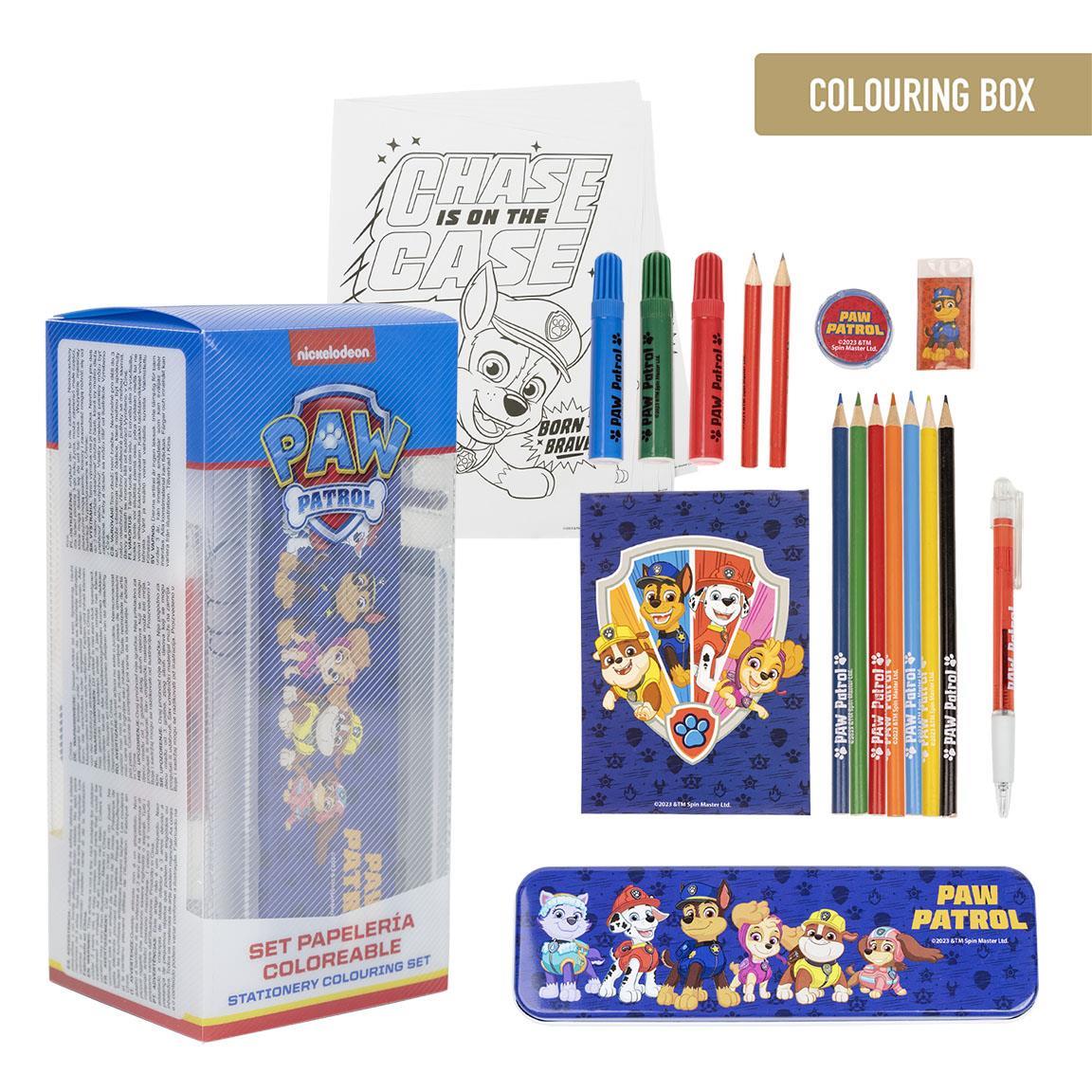 Set coloreable paw patrol