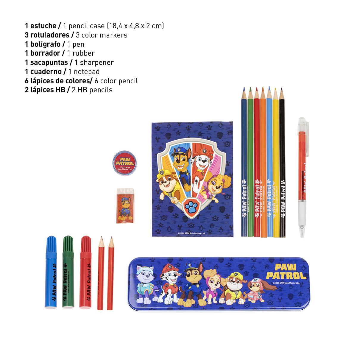 Set coloreable paw patrol