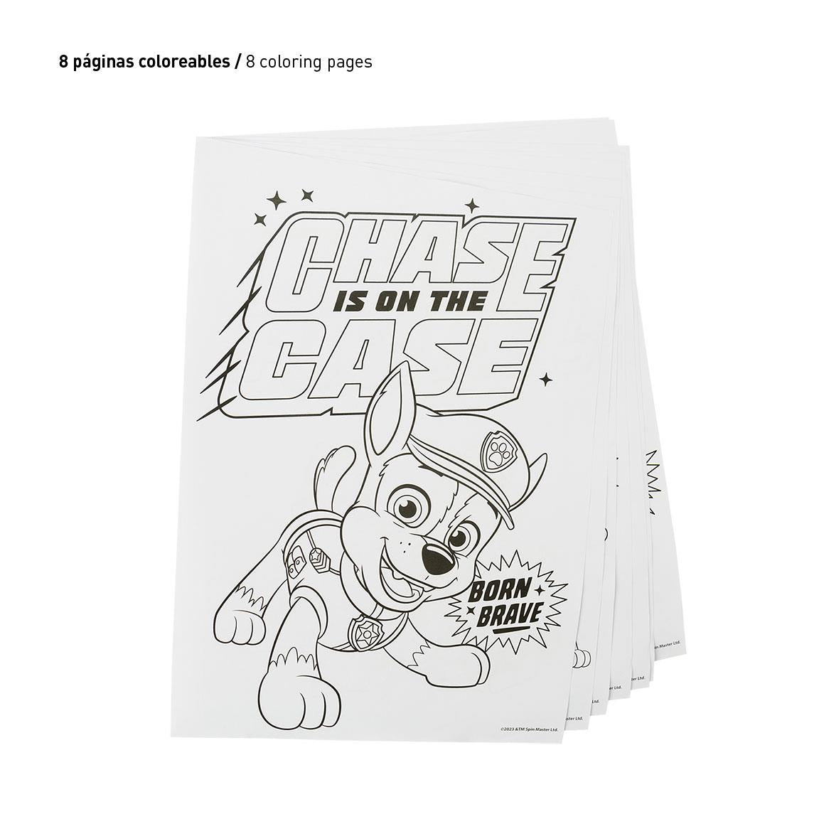 Set coloreable paw patrol