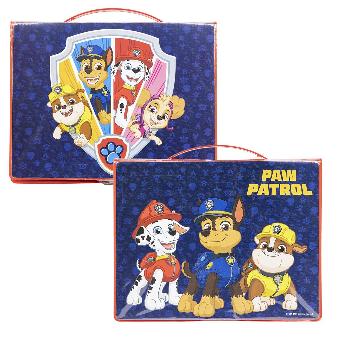 Set coloreable caja paw patrol