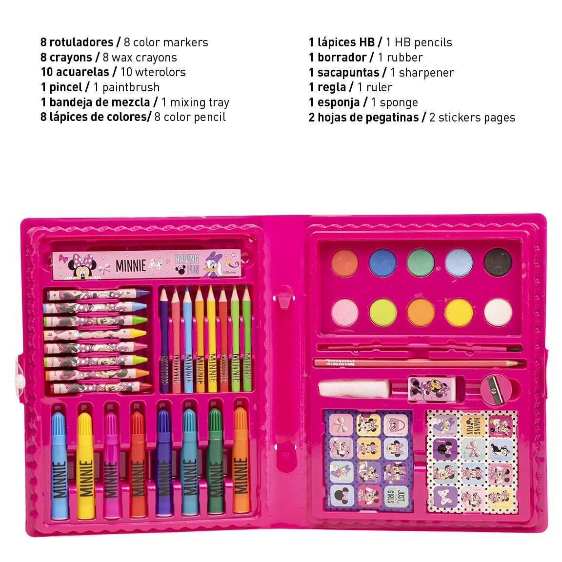Set coloreable caja minnie