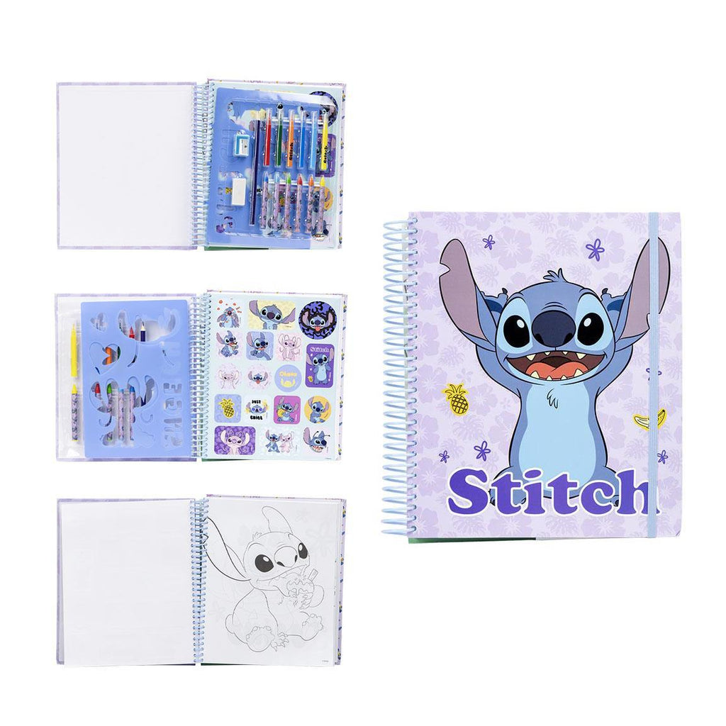 Album actividades coloreable stitch