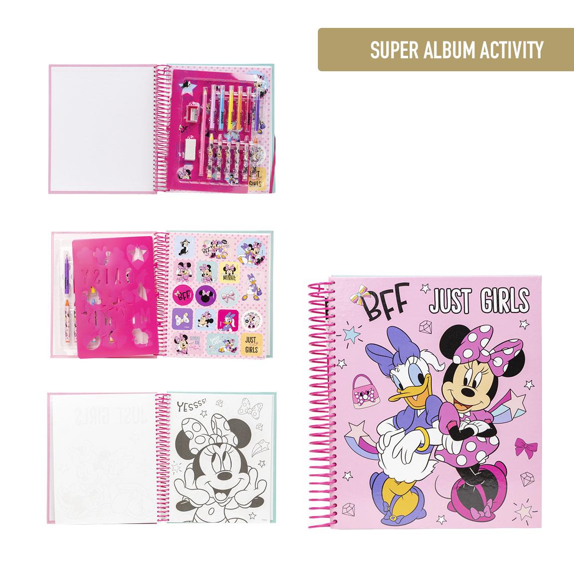 Album actividades coloreable minnie