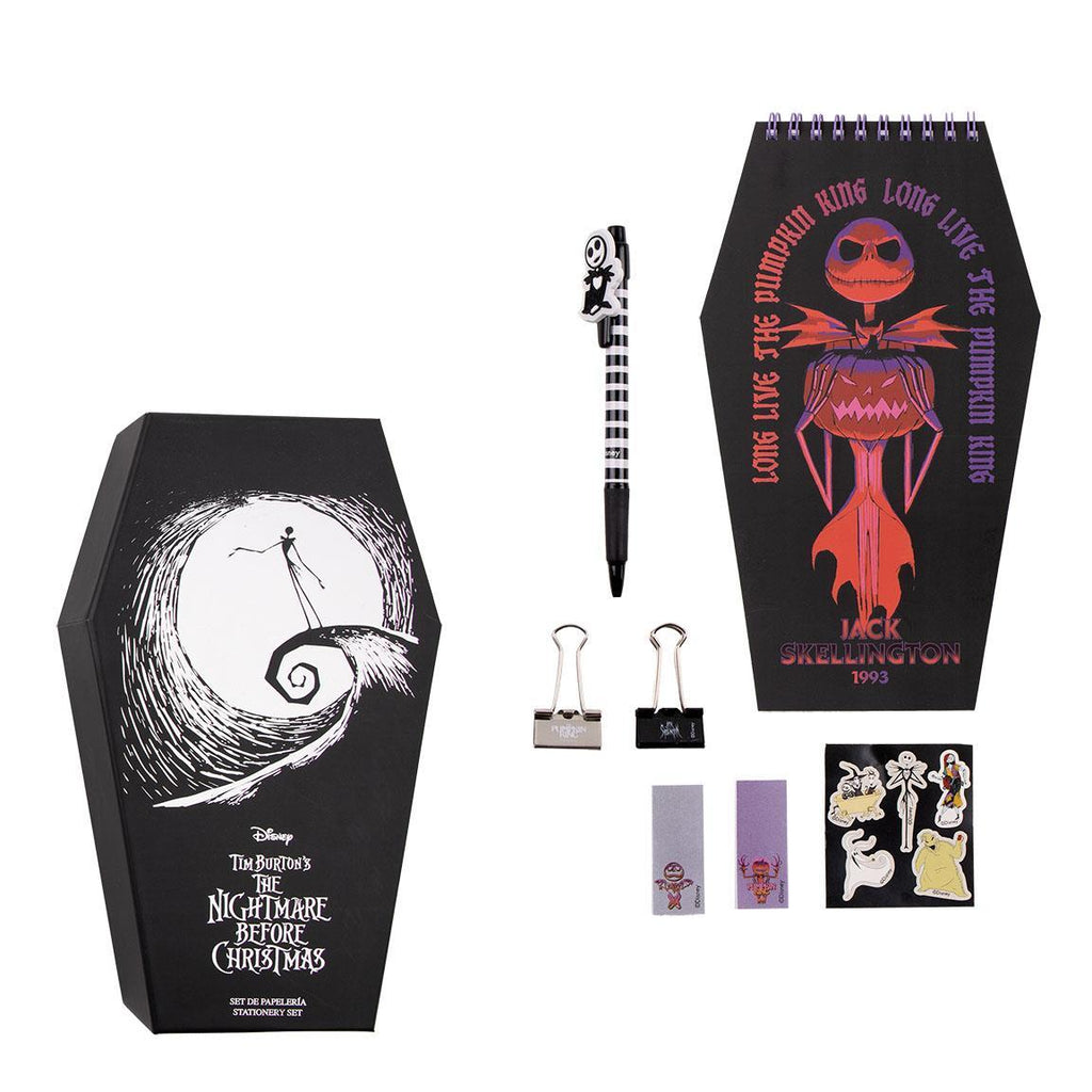 Set de papelería nightmare before christmas