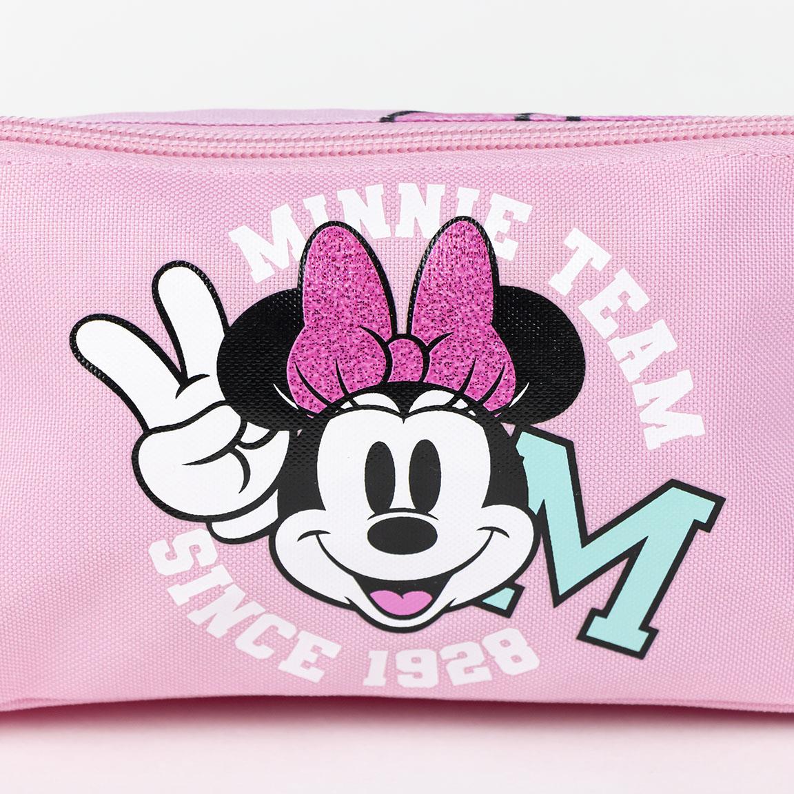 Estuche portatodo 3 compartimentos minnie
