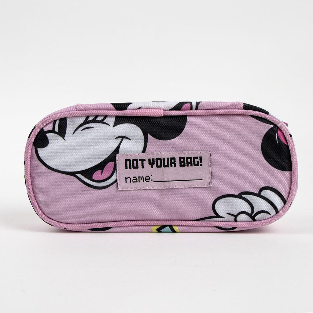 Estuche portatodo ovalado minnie