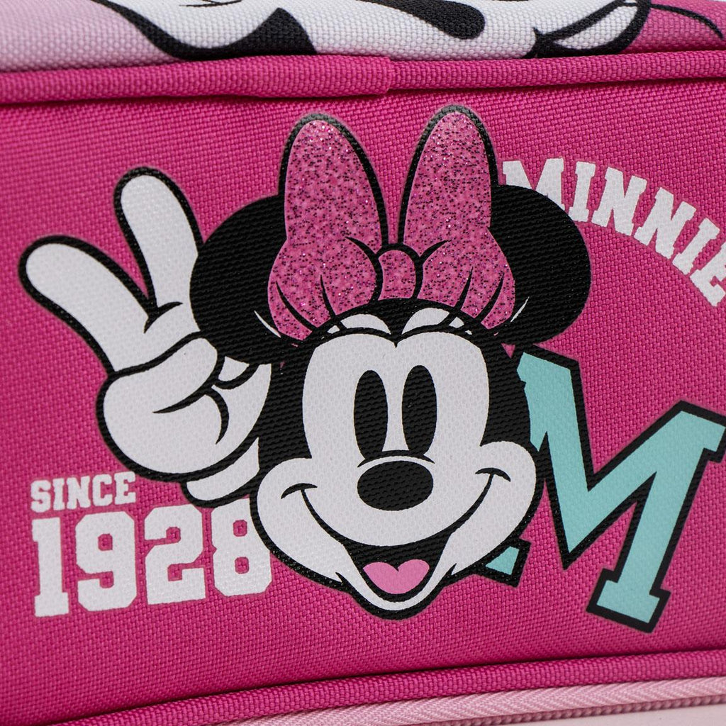 Estuche portatodo ovalado minnie