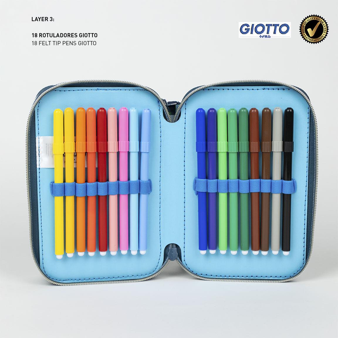 Plumier con accesorios giotto sonic prime