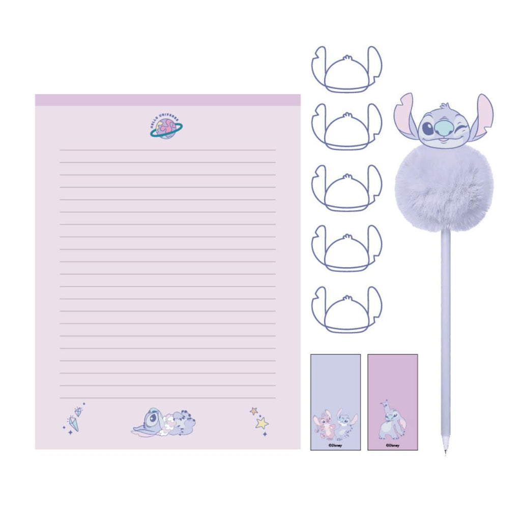 Set de papelería stitch
