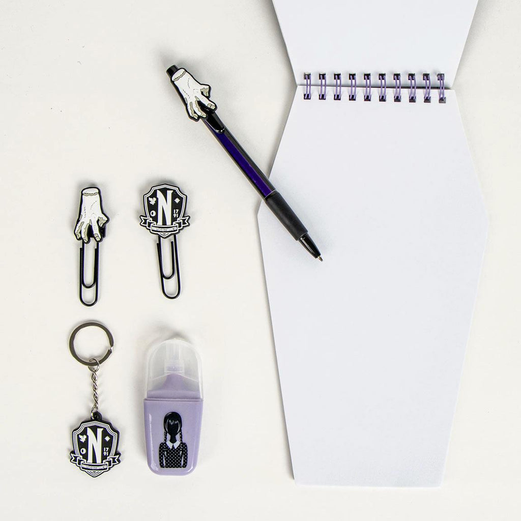 Set de papelería wednesday