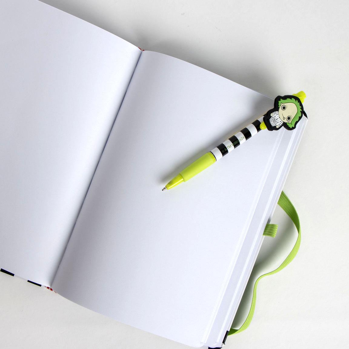 Set de papelería bolígrafo beetlejuice