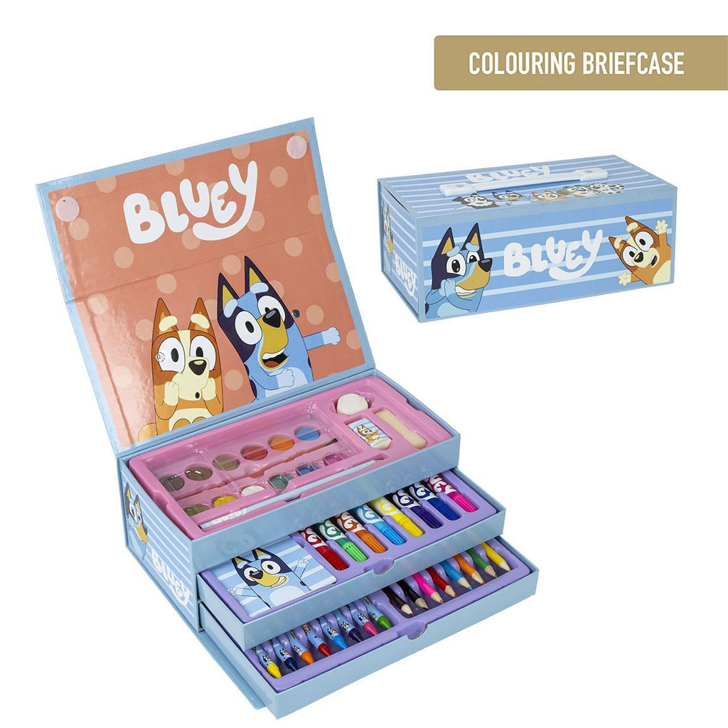 Set coloreable maletín bluey