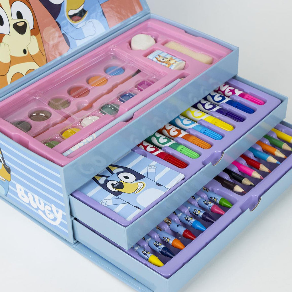 Set coloreable maletín bluey