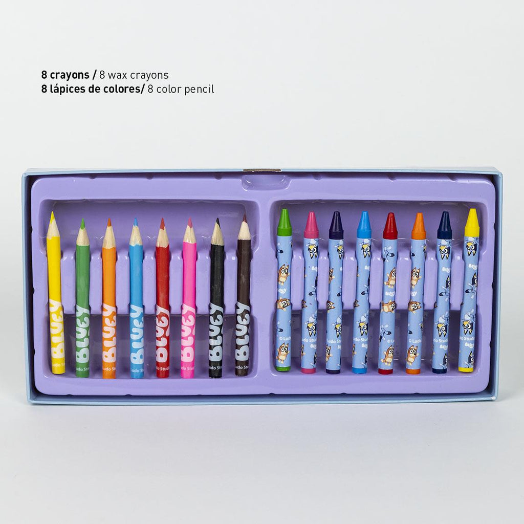 Set coloreable maletín bluey