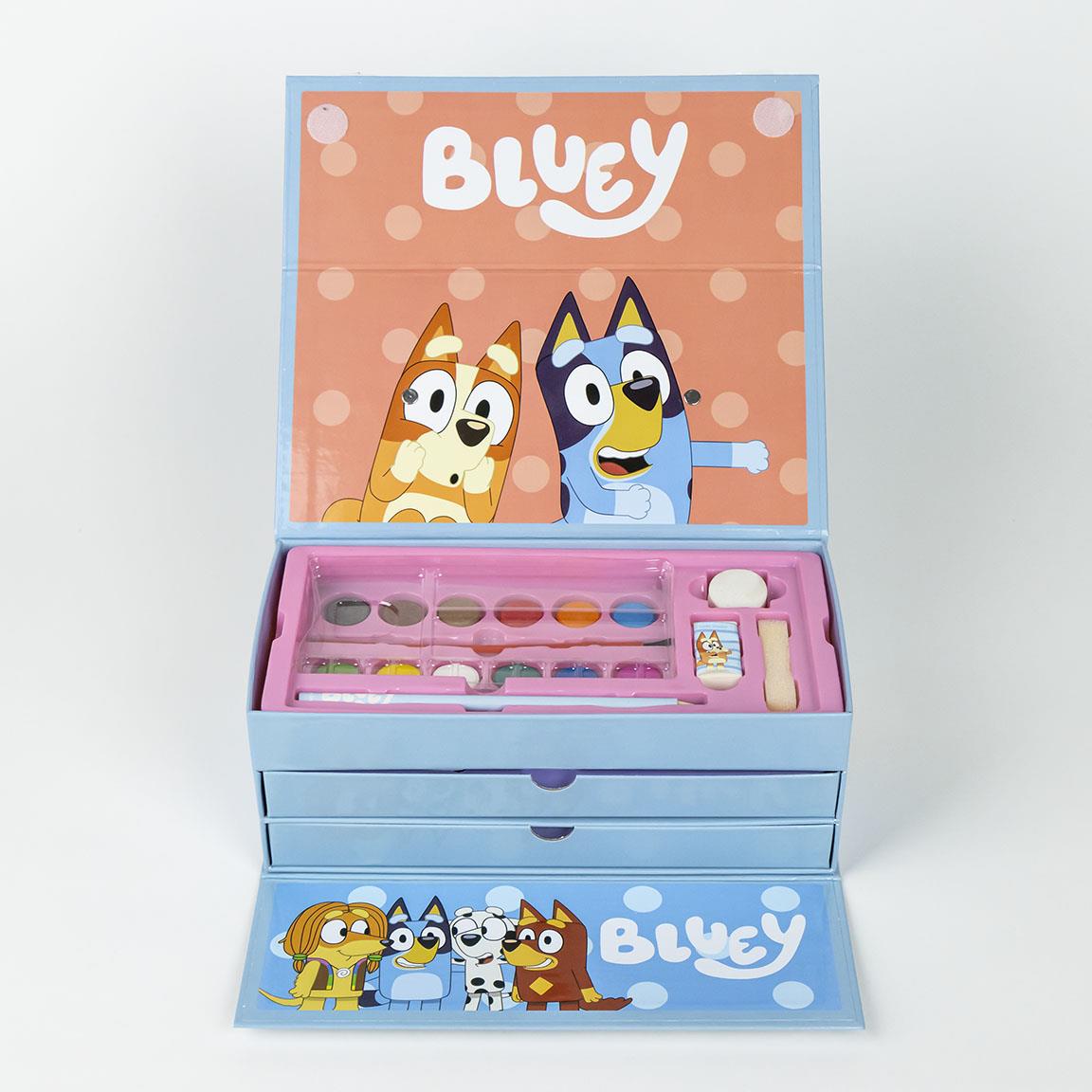 Set coloreable maletín bluey