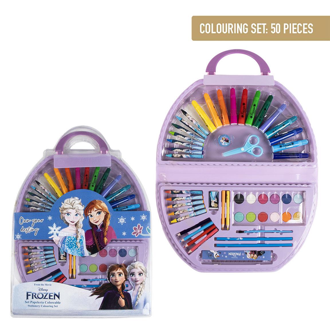Set coloreable 50 piezas frozen