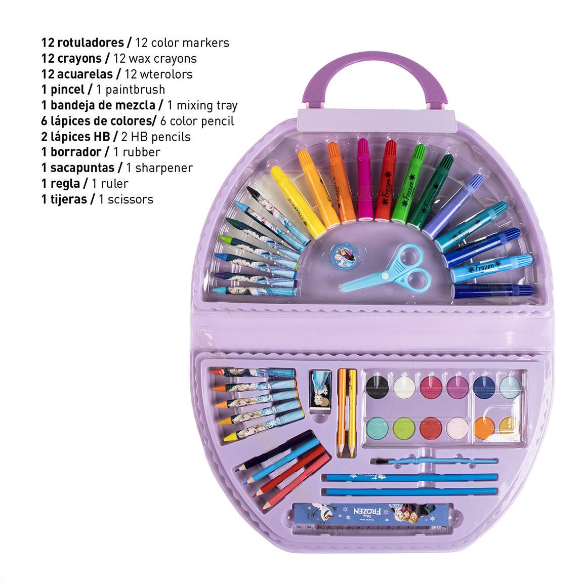 Set coloreable 50 piezas frozen