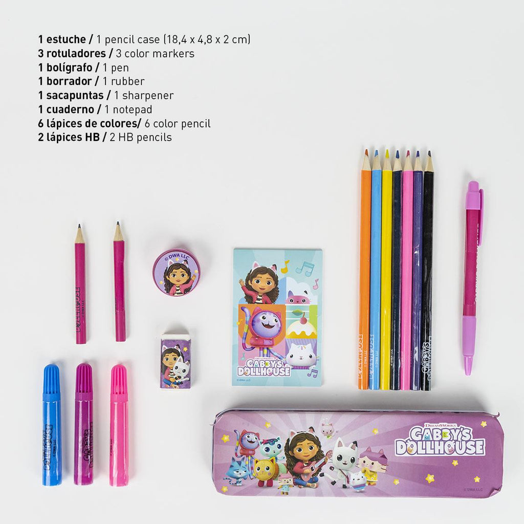 Set coloreable gabby´s dollhouse