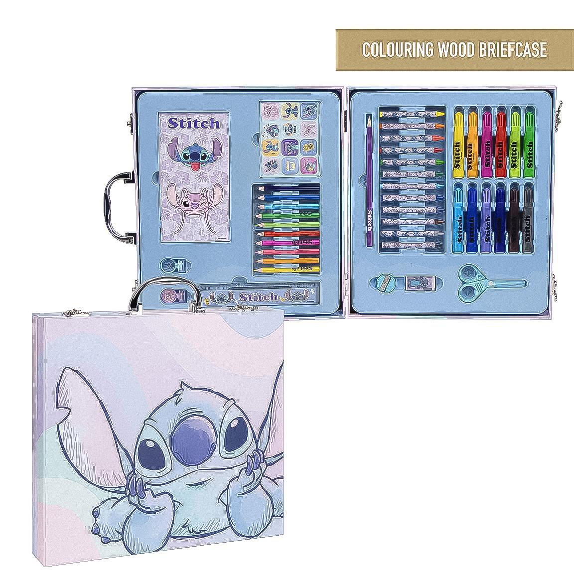 Set coloreable maletín stitch