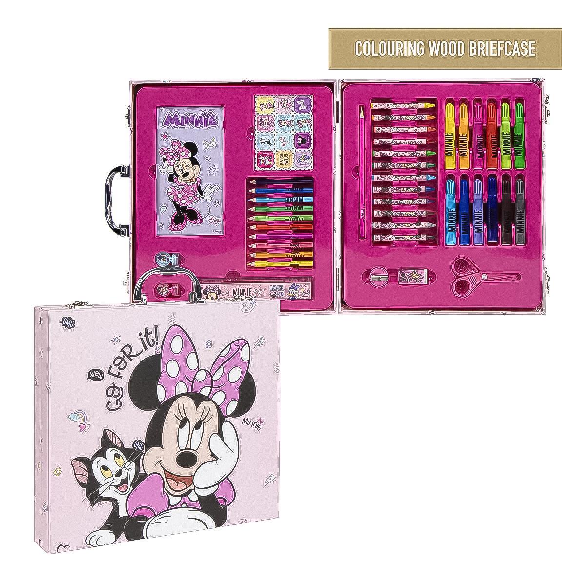 Set coloreable maletín minnie