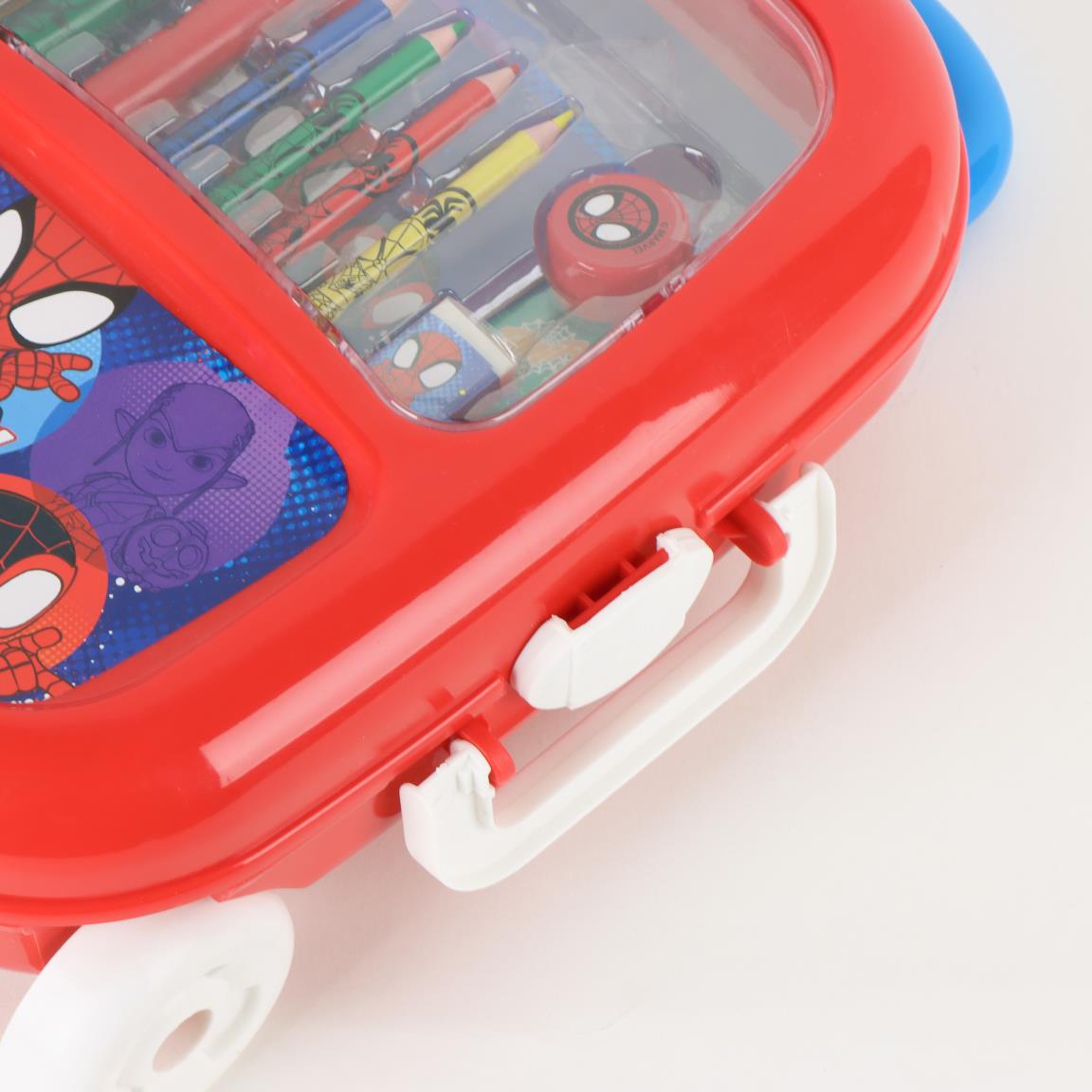 Set coloreable trolley spidey