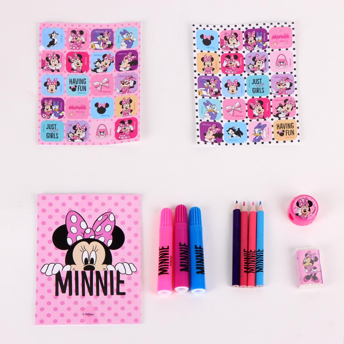 Set coloreable trolley minnie