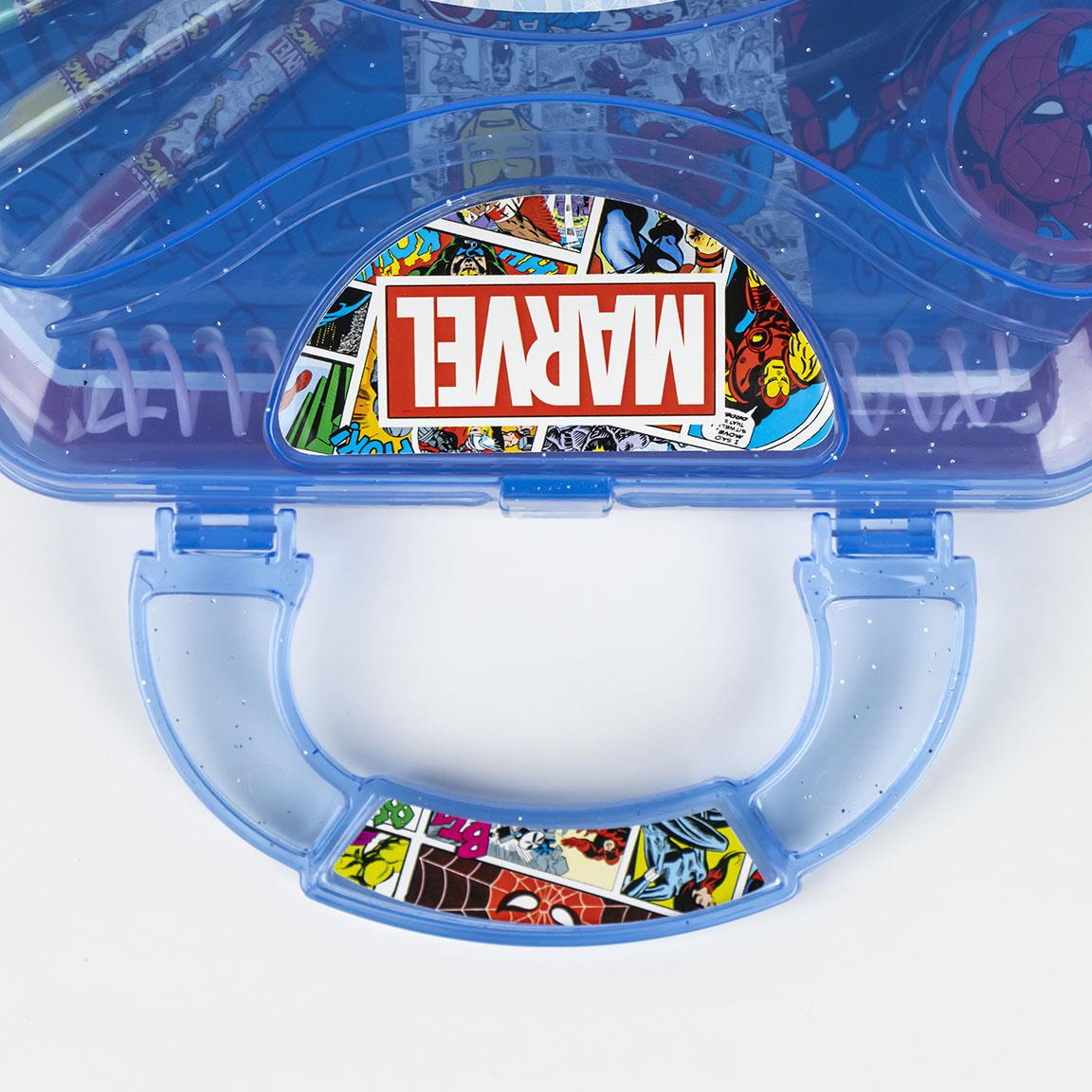 Set coloreable maletín marvel
