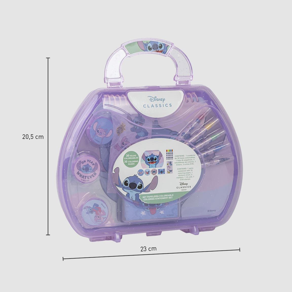 Set coloreable maletín stitch