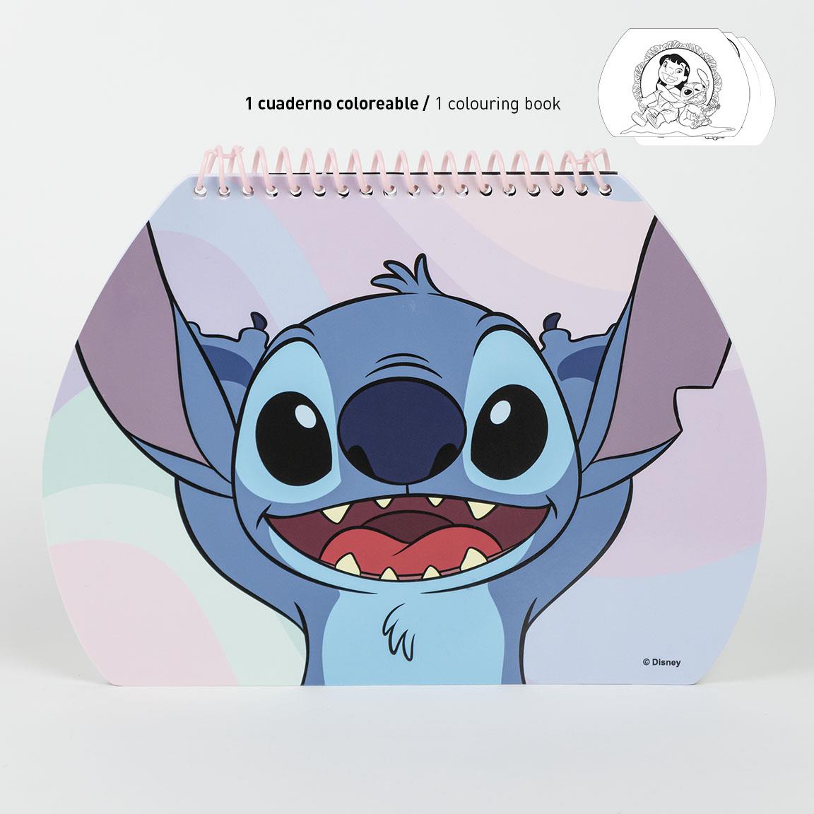 Set coloreable maletín stitch