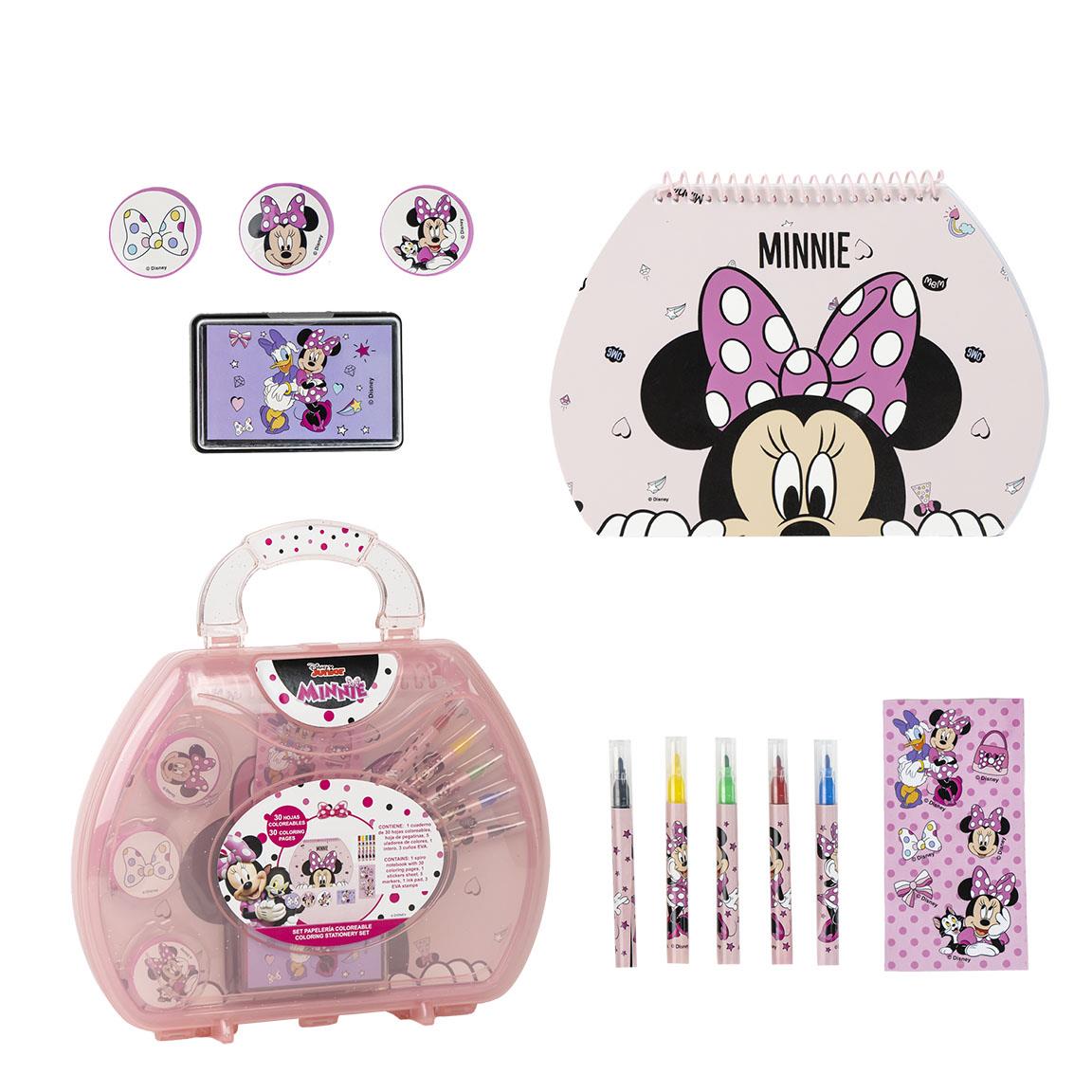 Set coloreable maletín minnie