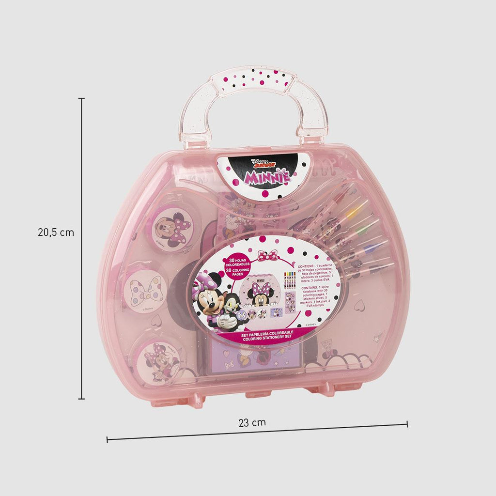 Set coloreable maletín minnie