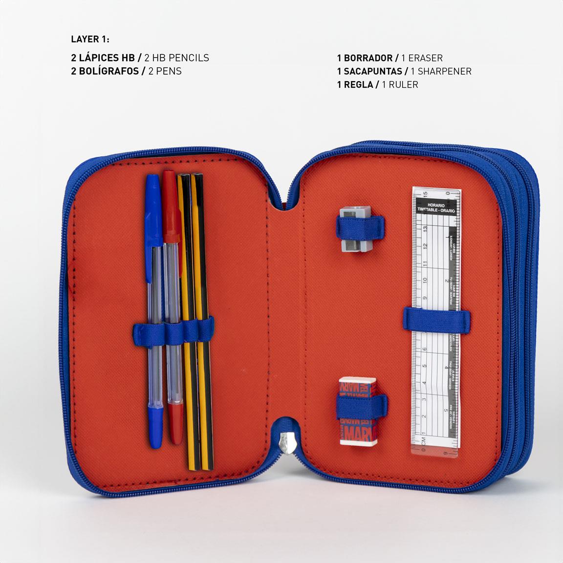 Plumier con accesorios giotto avengers