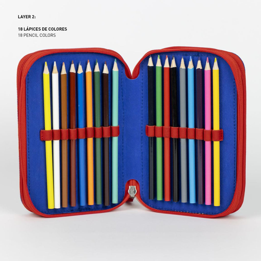 Plumier con accesorios giotto paw patrol