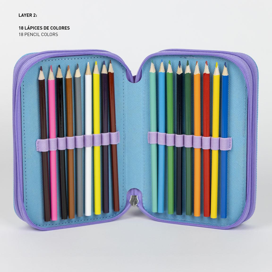 Plumier con accesorios giotto frozen