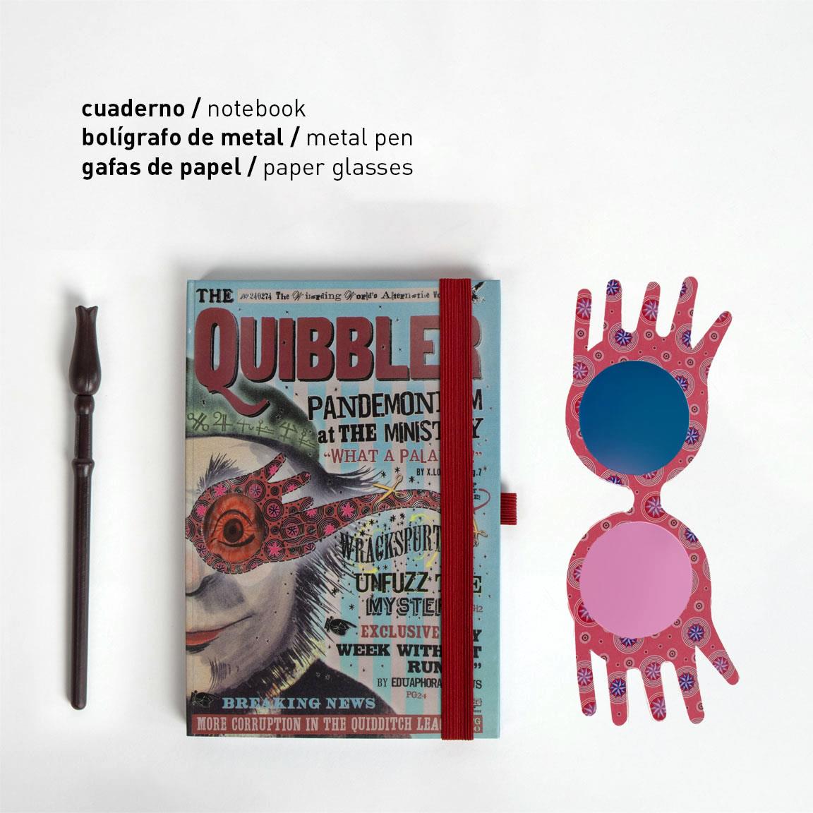 Set de papelería harry potter luna lovegood