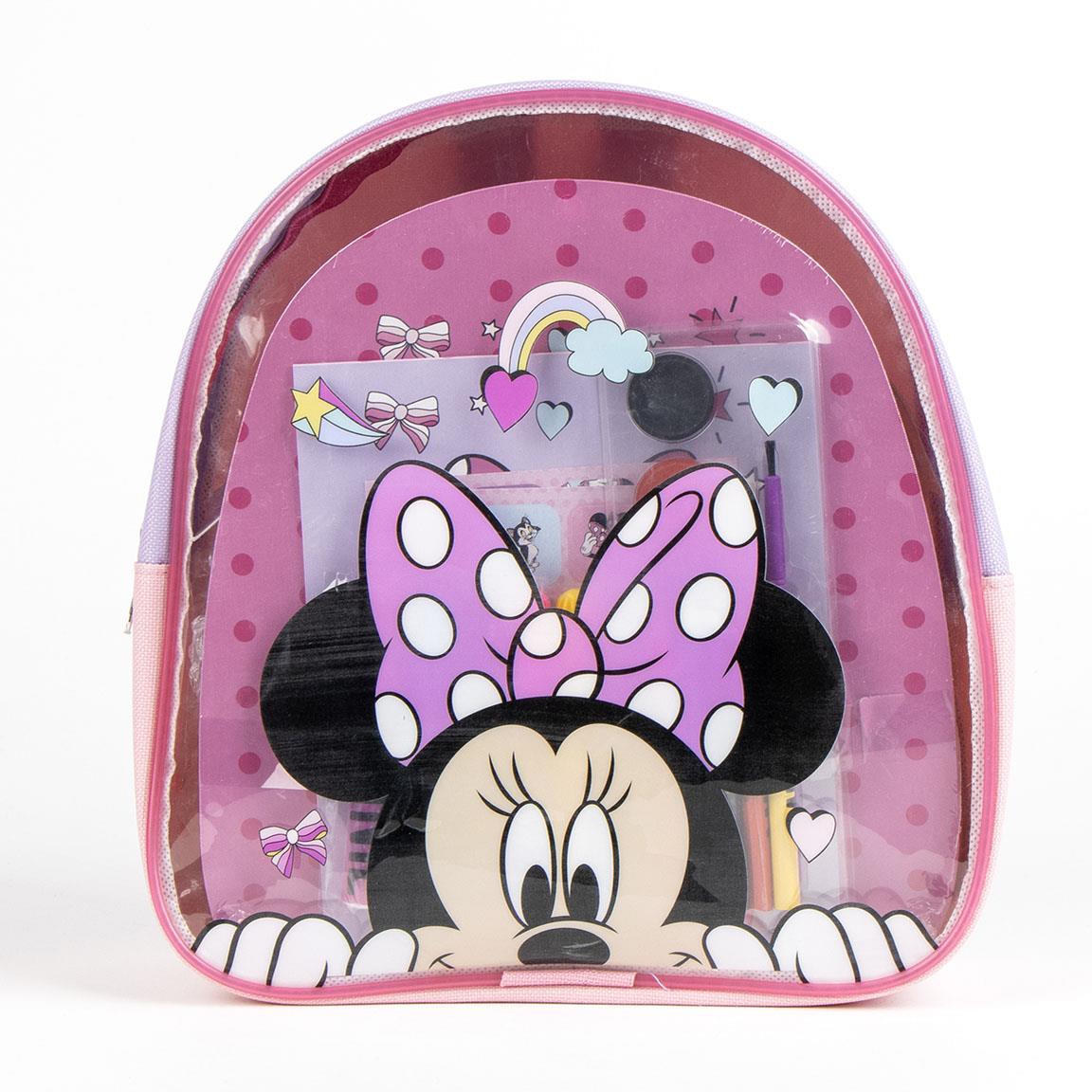 Set coloreable mochila minnie