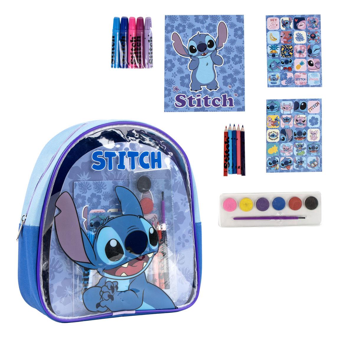 Set coloreable mochila stitch