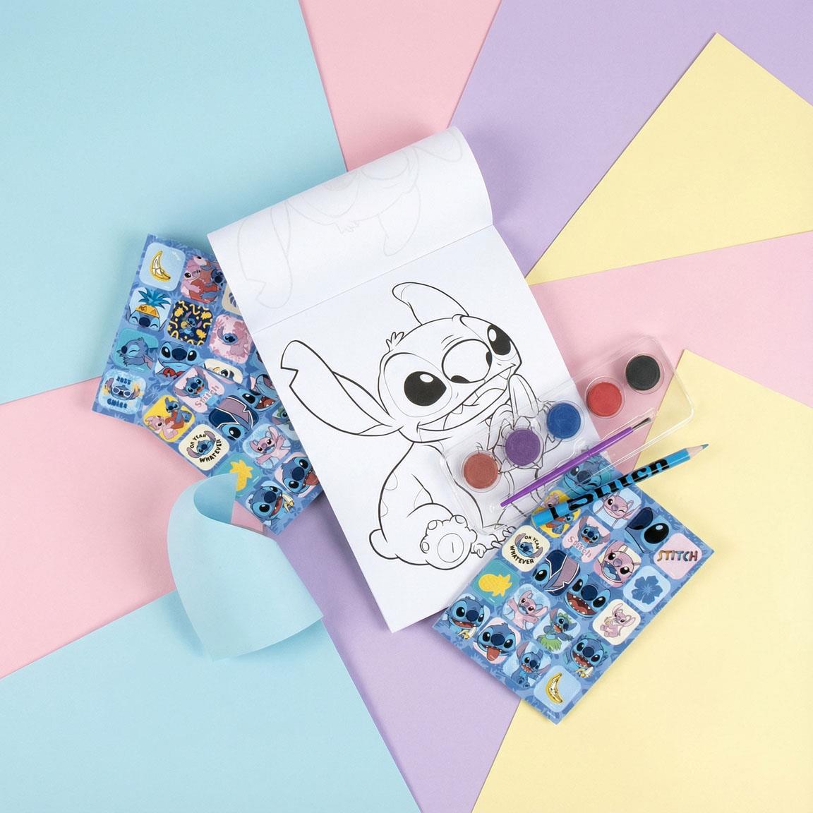 Set coloreable mochila stitch