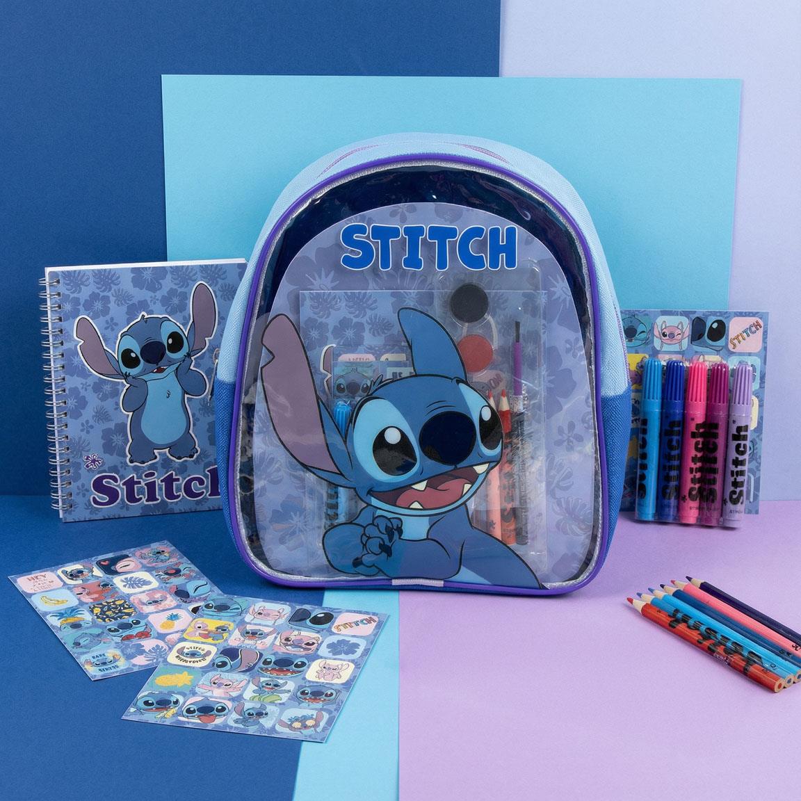 Set coloreable mochila stitch
