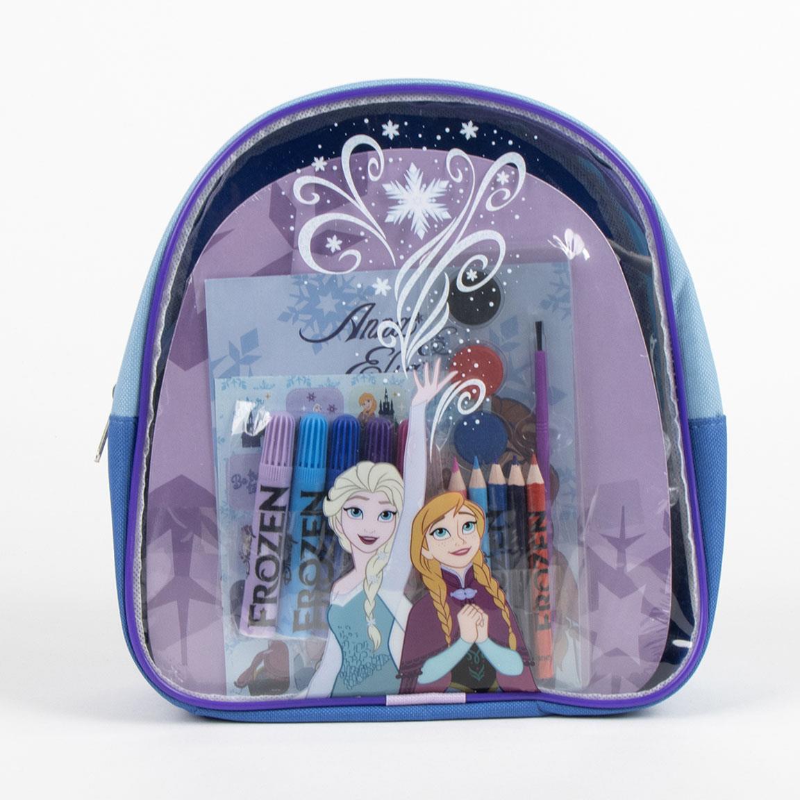 Set coloreable mochila frozen