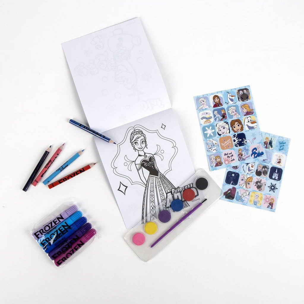 Set coloreable mochila frozen