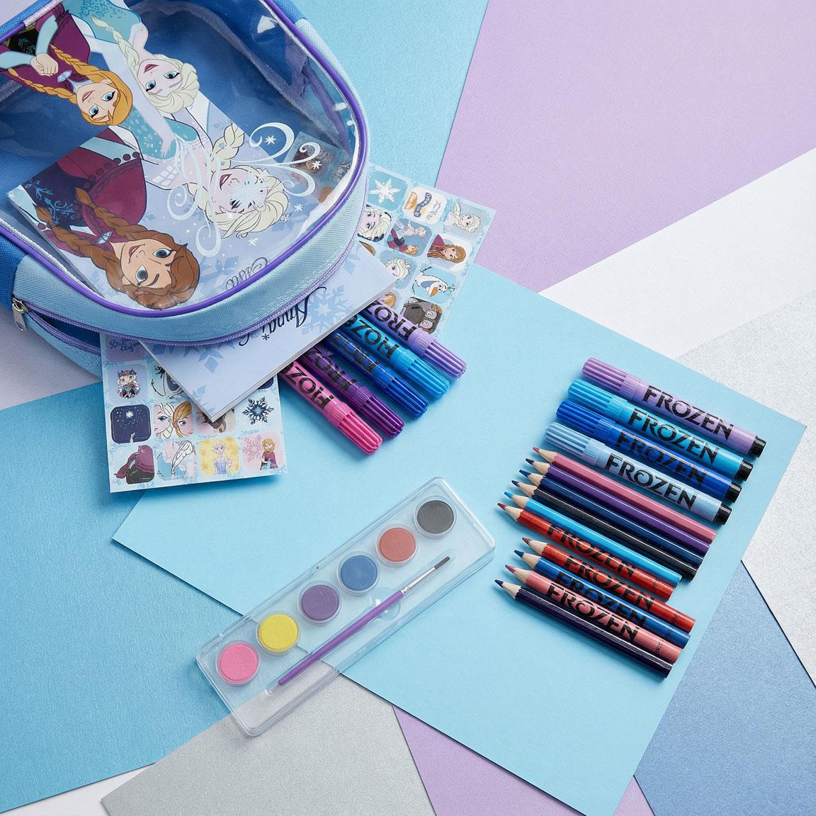 Set coloreable mochila frozen