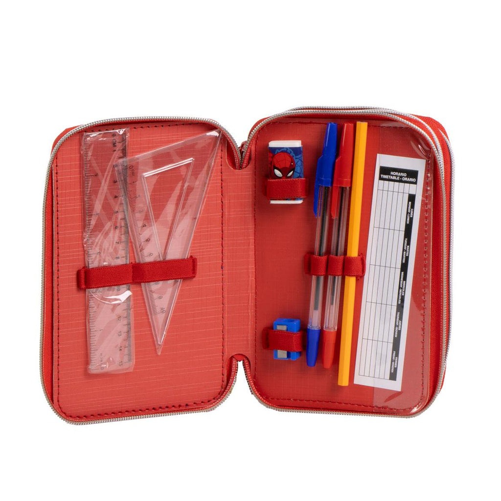 Plumier con accesorios giotto spiderman