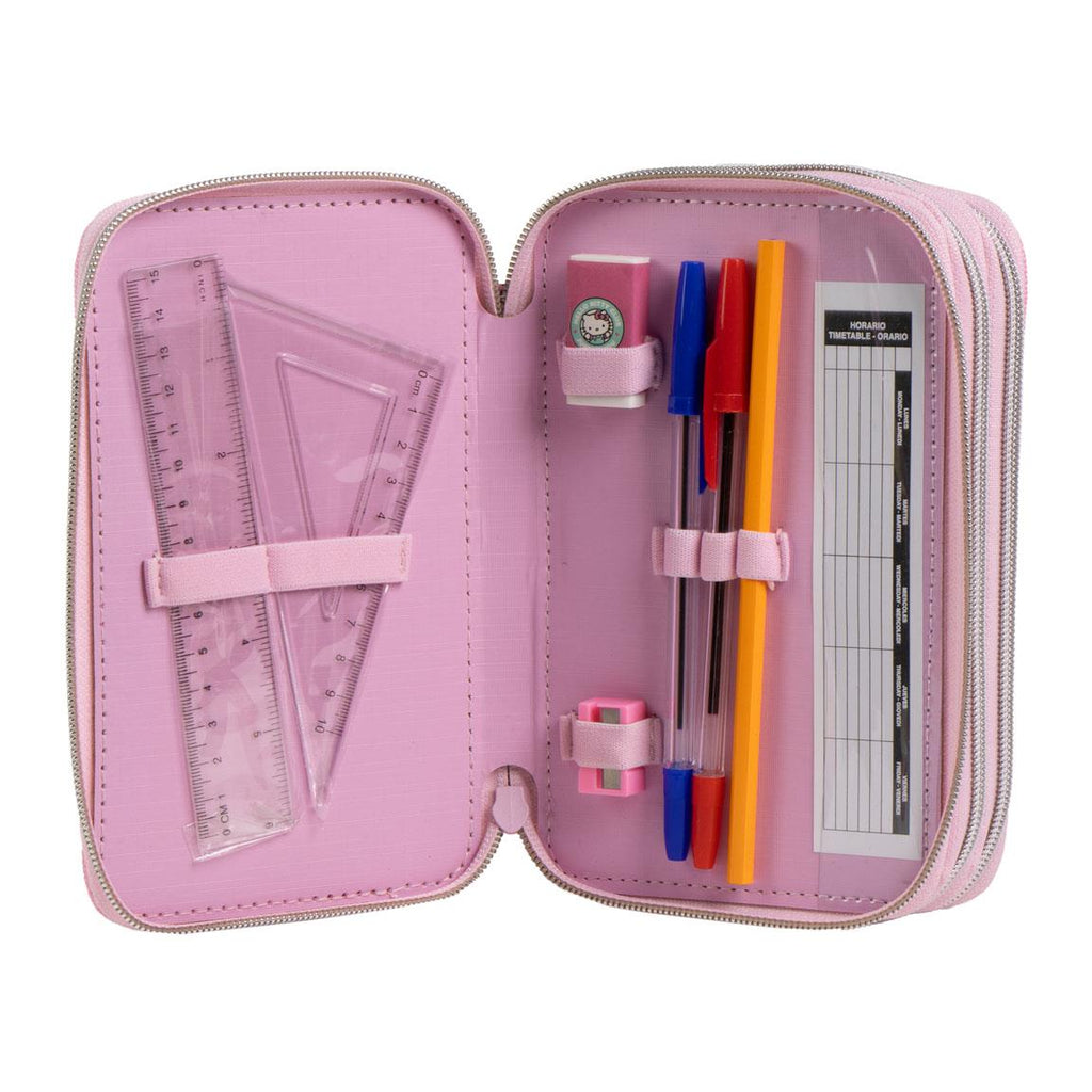 Plumier con accesorios giotto hello kitty