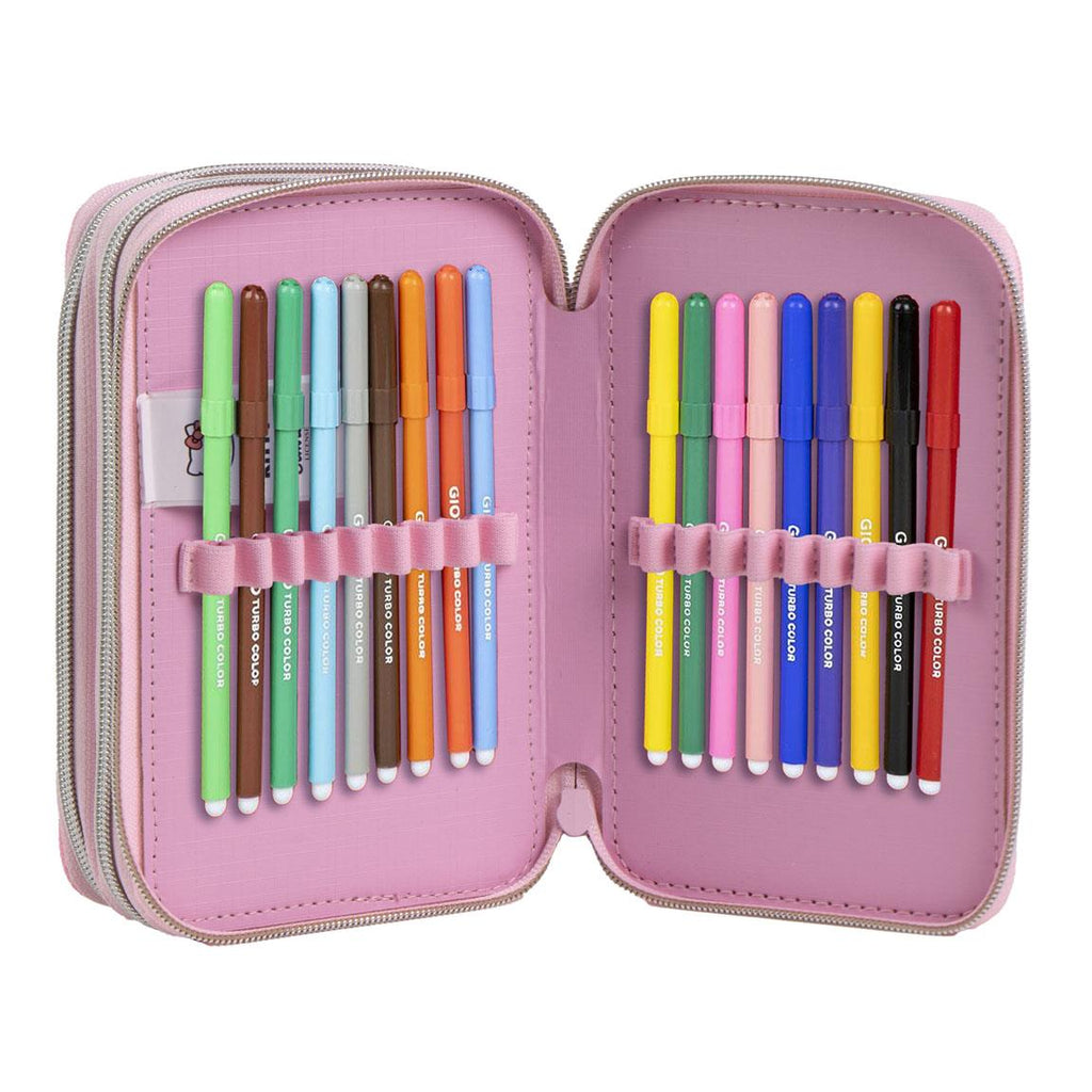 Plumier con accesorios giotto hello kitty