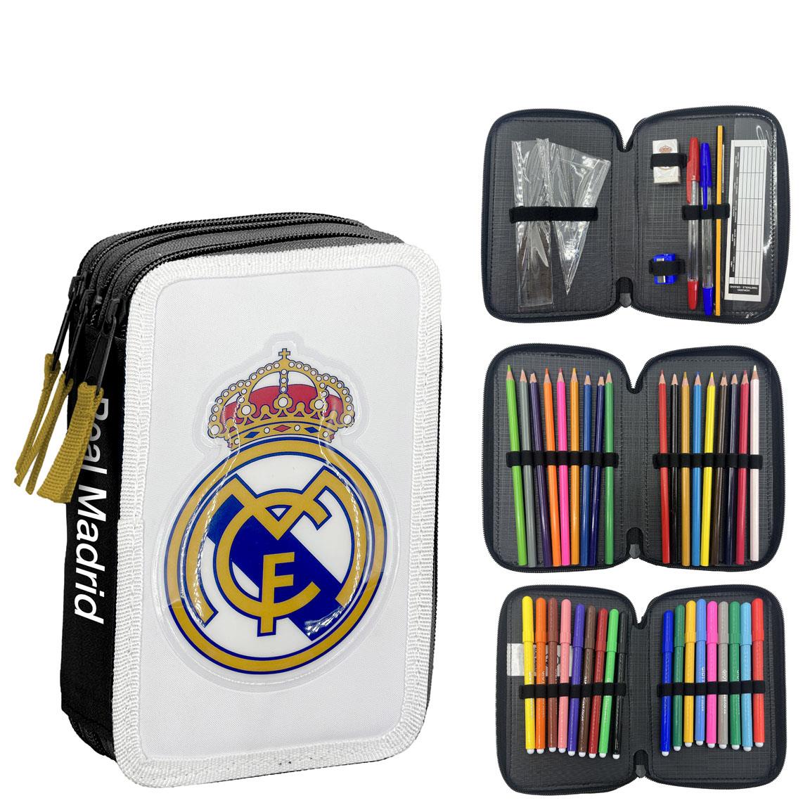Plumier con accesorios giotto real madrid