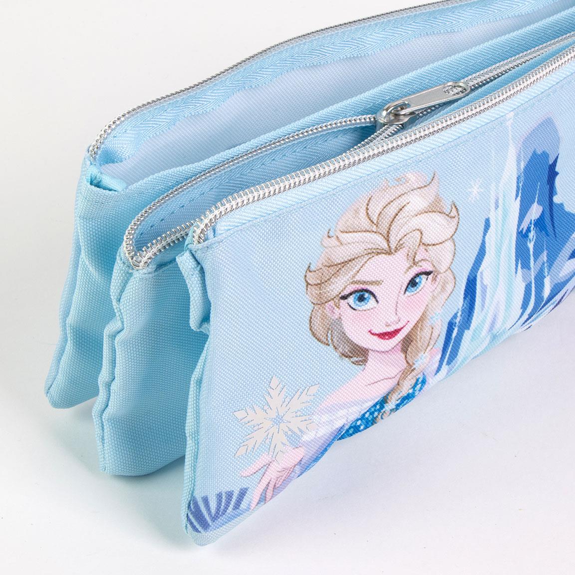 Estuche portatodo 3 compartimentos frozen