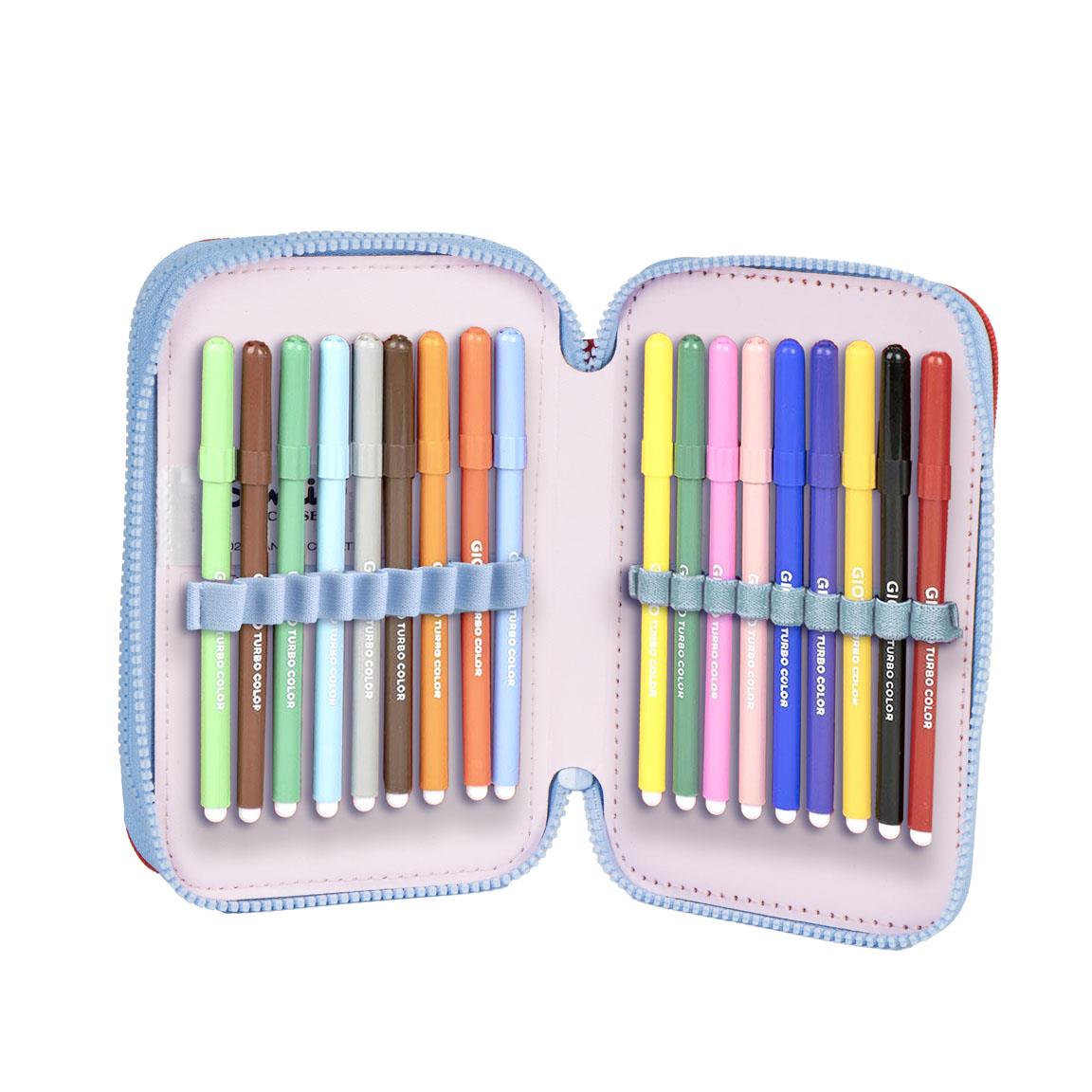 Plumier con accesorios hello kitty