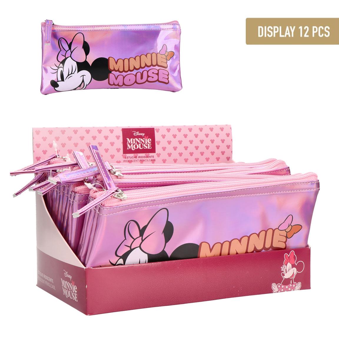 Estuche portatodo iridiscente minnie